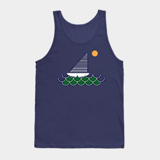 minimalist boat Tank Top